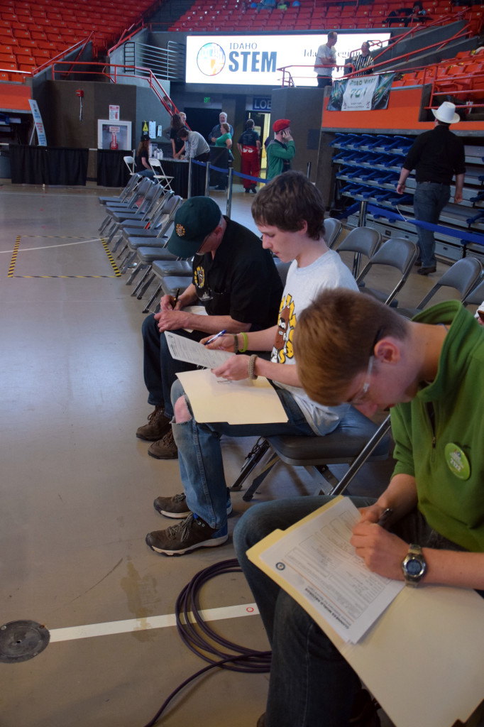 35 Timers Filling Out Paperwork